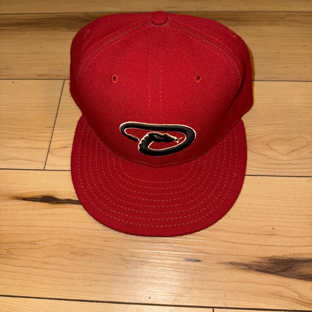 Red Baseball Cap with Logo